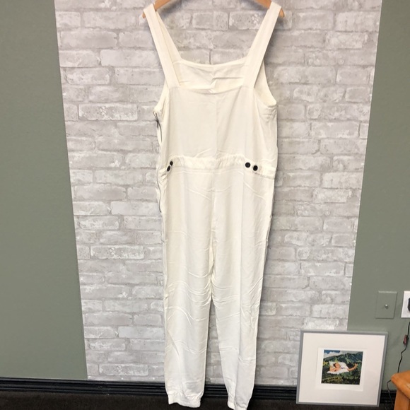 Ivory Chambray Overalls - Picture 8 of 12